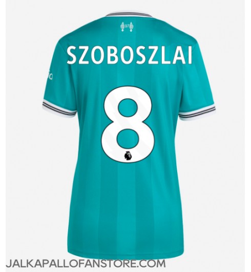 Liverpool Dominik Szoboszlai #8 Kolmaspaita Naisten 2025-26 Lyhythihainen Liverpool Dominik Szoboszlai #8 Kolmaspaita Naisten 2025-26 Lyhythihainen